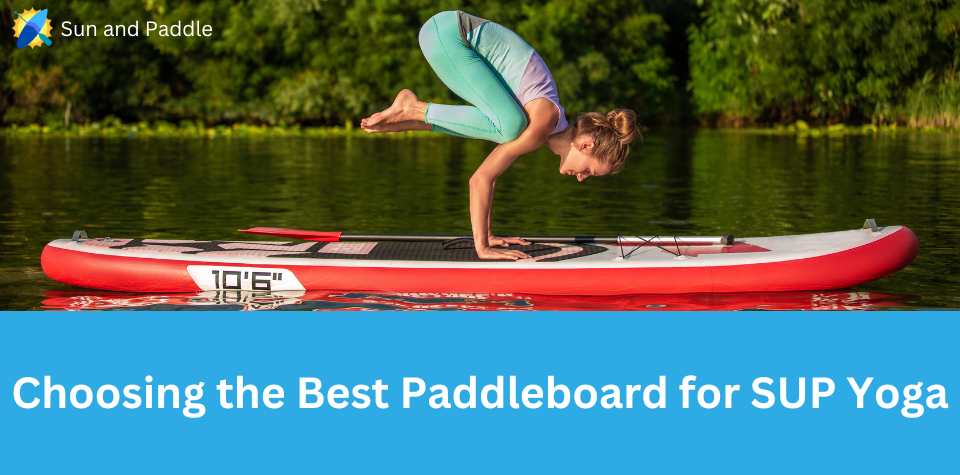 Woman Handstanding on a Paddleboard